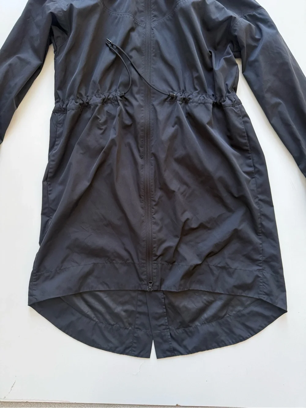 Nike Windrunner Long Black Jacket Size Small